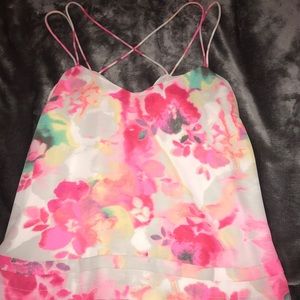 floral tank top
